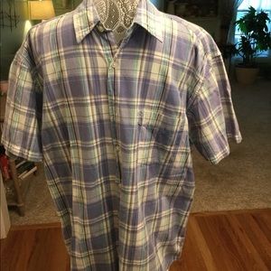 PURPLE/GREEN/WHITE CHECKED CASUAL SHIRT 🌟